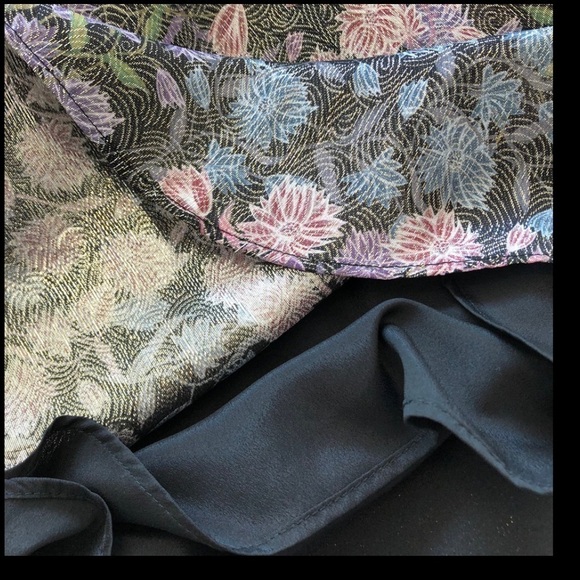 Collection J. Crew Shimmering Floral Printed Top - Picture 13 of 16